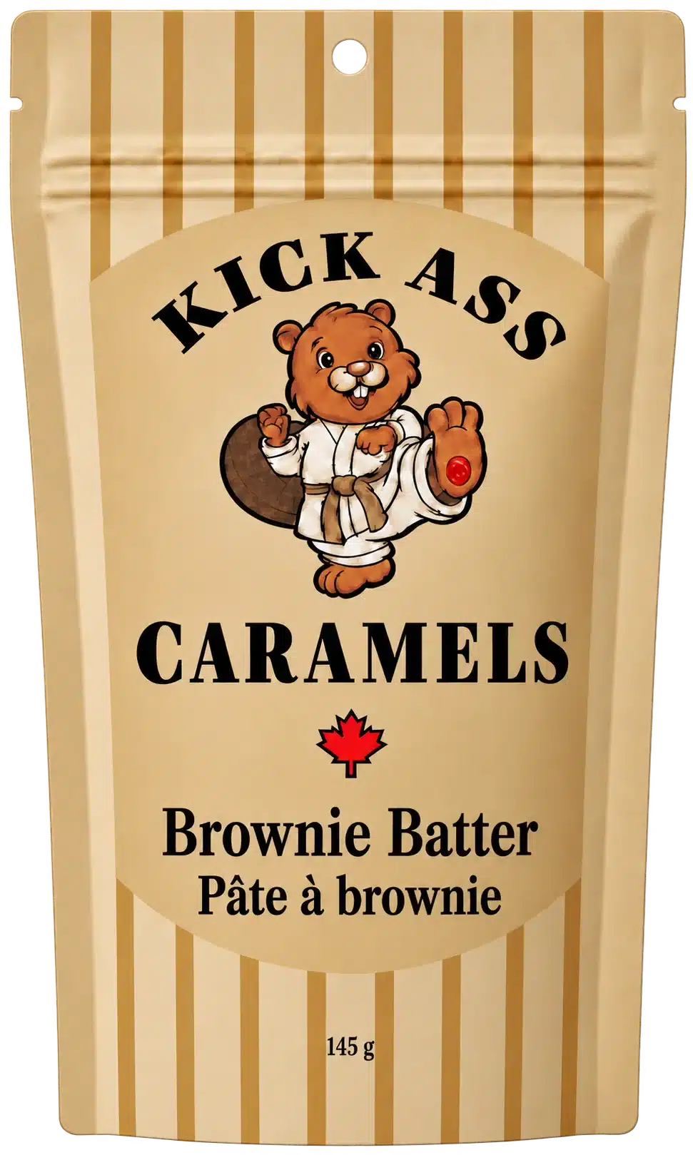 Kick Ass Caramels Brownie Batter caramels, 145 g bag